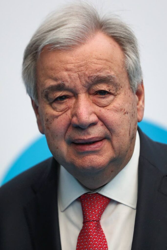 UN secretary general Antonio Guterres - 