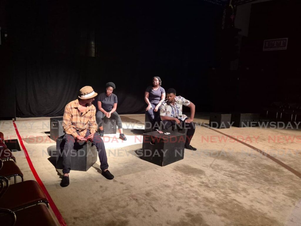 A snapshot from a workshop performance of Judith Theodore's play The Arrival of Scald at NAPA, Port of Spain. - Photo by Paula Lindo 