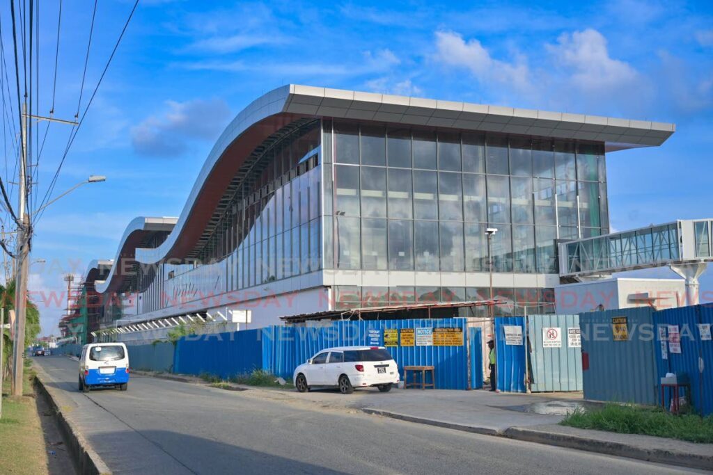 The new ANR Robinson International Airport in Crown Point is currently under construction.  - Visual Styles