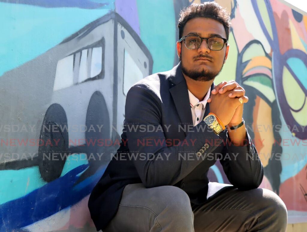 Best debater at the 2024 Youth Parliament Vedanand Hargobin at the UWI, St Augustine.  - Photo by Ayanna Kinsale