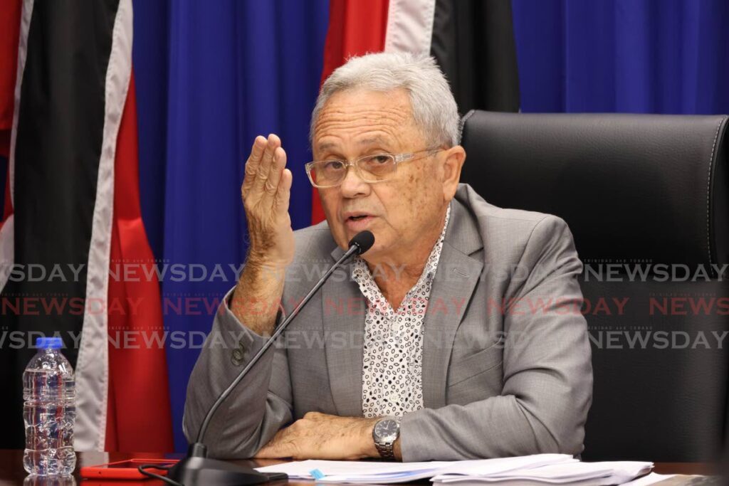 Finance Minister Colm Imbert. - File photo