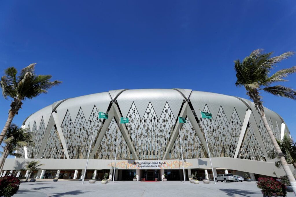  The King Abdullah Sports City stadium, in Jiddah, Saudi Arabia, on January 11, 2020, on the eve of the Spanish Super Cup final between Real Madrid and Atletico Madrid. - AP PHOTO 