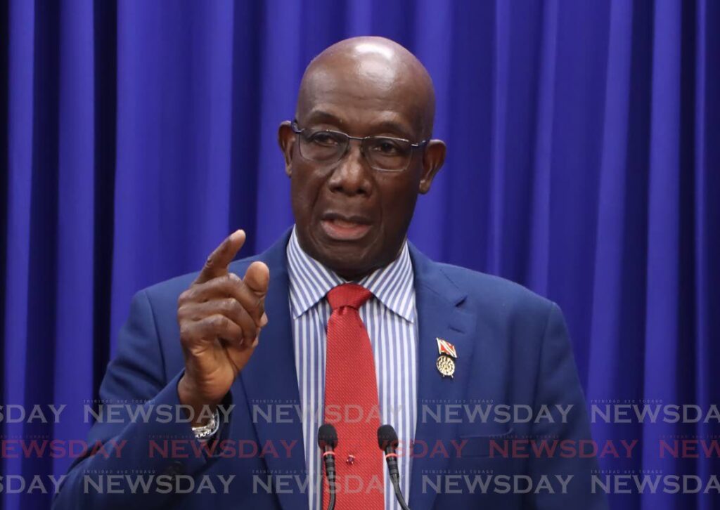 Prime Minister Dr Rowley - Photo by Angelo Marcelle