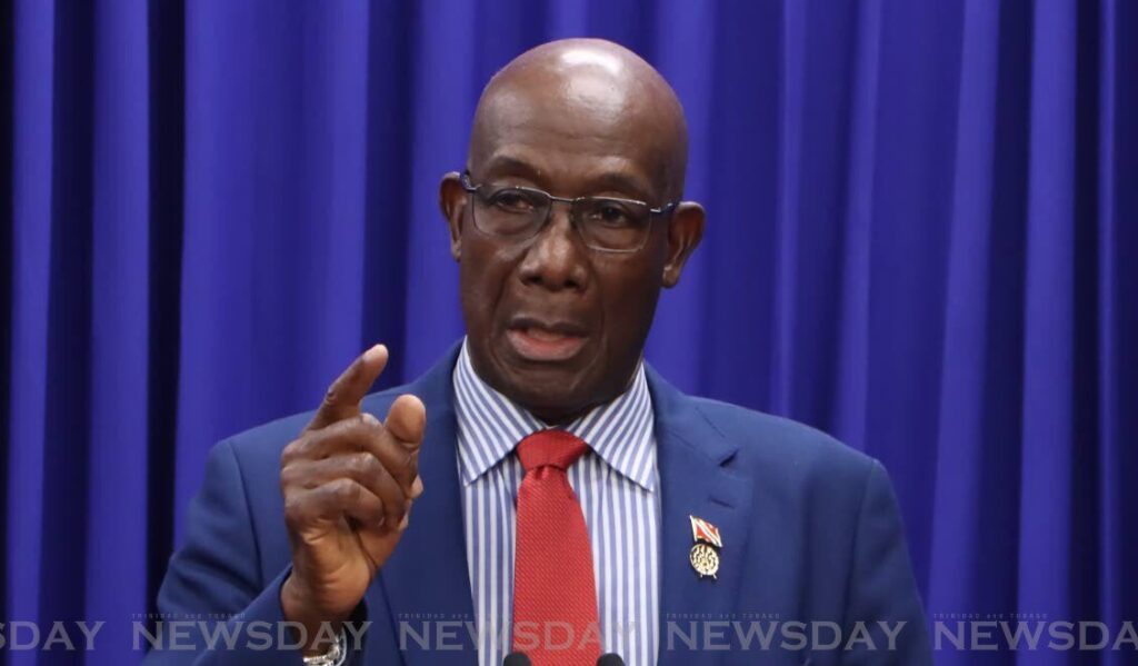 Prime Minister Dr Rowley. - File photo by Angelo Marcelle