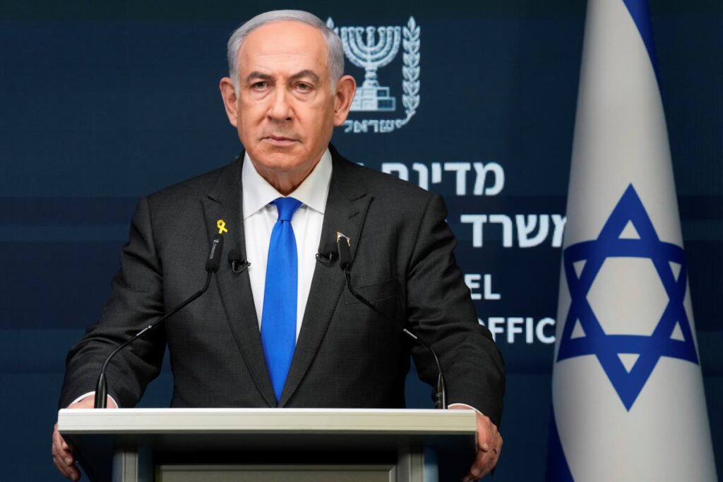 Israeli Prime Minister Benjamin Netanyahu. AP Photo - 