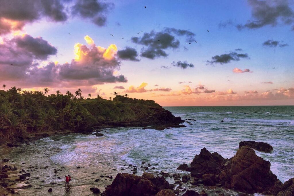 Sunset at Galera Point, Toco. - 