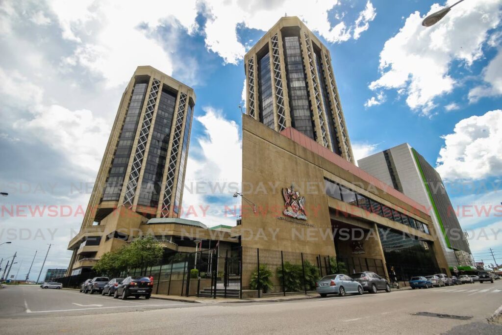 The Central Bank building on Independence Square, Port of Spain. - File photo by Jeff K Mayers