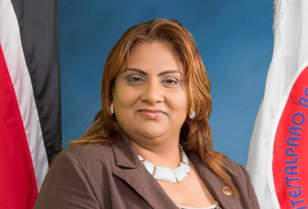 Claxton Bay/Pointe-a-Pierre councillor Nadia Khan-Mohammed. - Photo courtesy Chairman of Couva/Tabaquite/Talparo Regional Corporation Facebook page