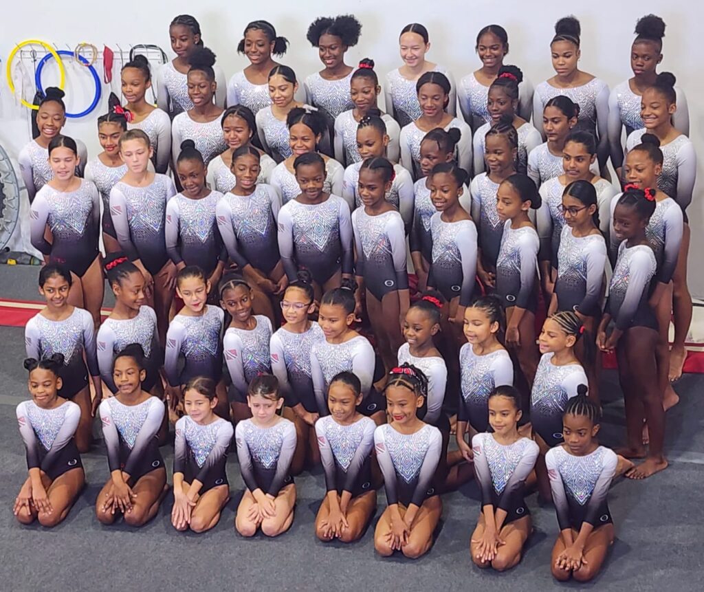 The TT gymnastics team that won 161 medals at the inaugural Carifta Gymnastics Championships on November 29 and 30. -