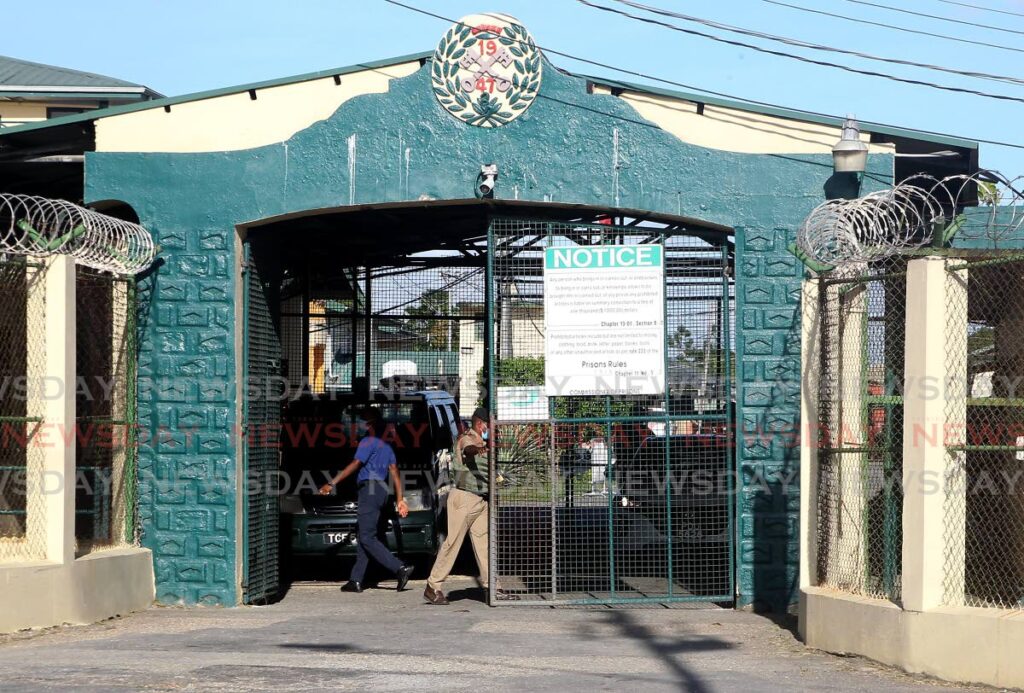 The entrance to the remand section of the Golden Grove Prison in Arouca. - File photo