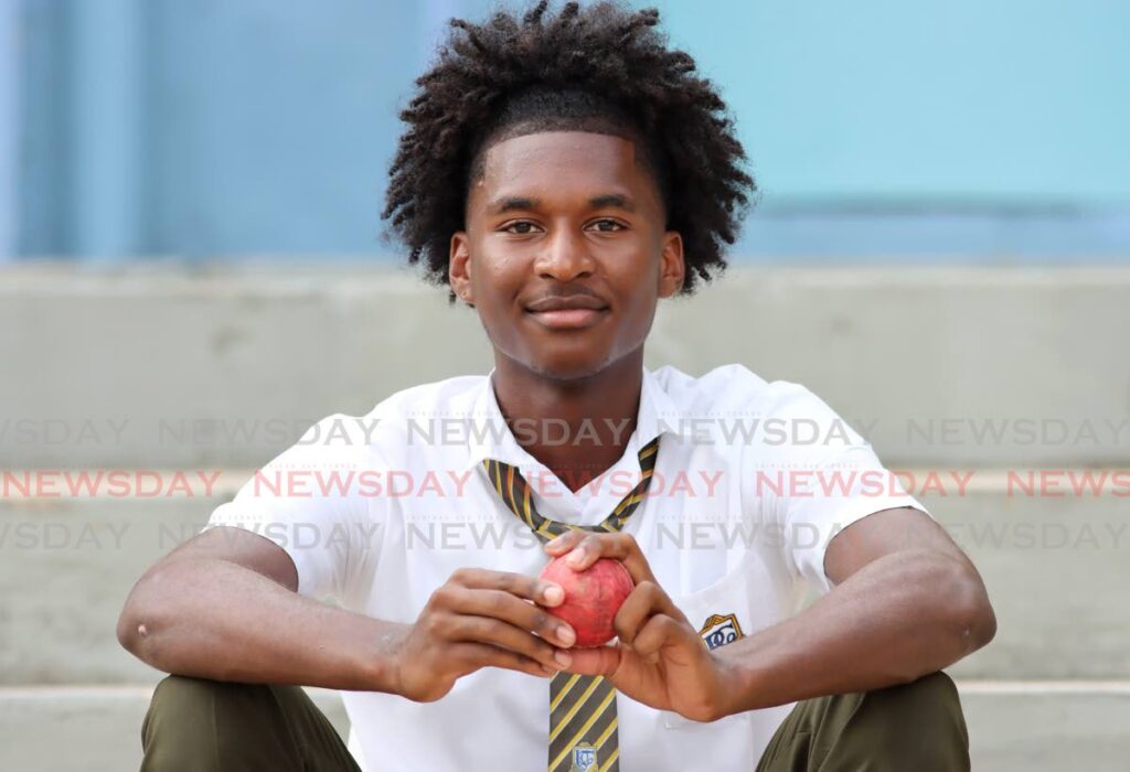 (FILE) Left-arm fast bowler Jacen Agard. - Photo by Ayanna Kinsale 