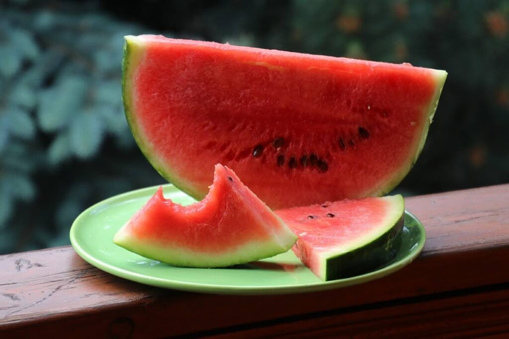 Watermelon can be grilled for a light and refreshing snack. - 