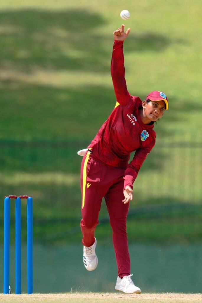 West Indies off-spinner Karishma Ramharack - File photo