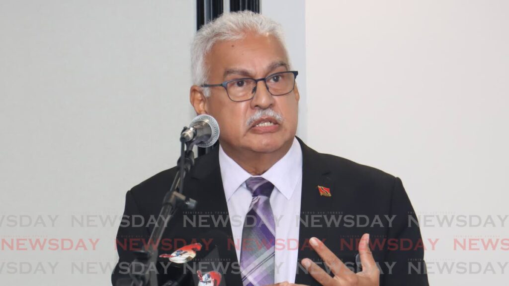 Health Minister Terrence Deyalsingh. - File photo