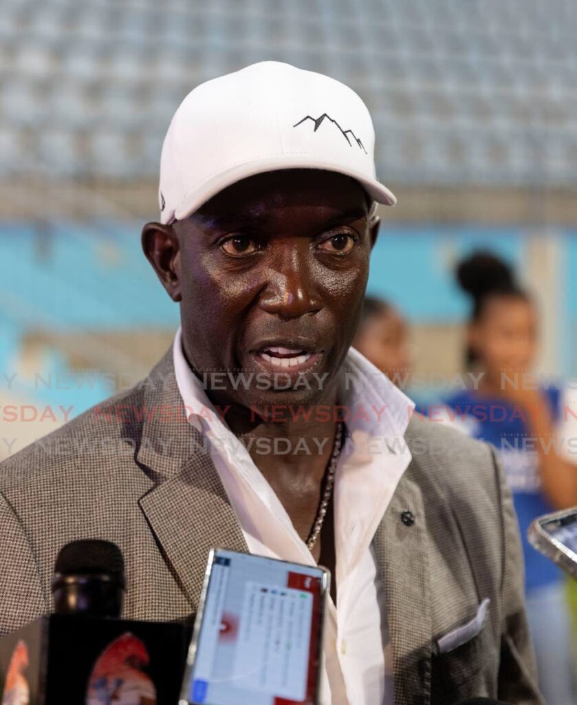 TT coach Dwight Yorke. - File photo by Jeff K Mayers