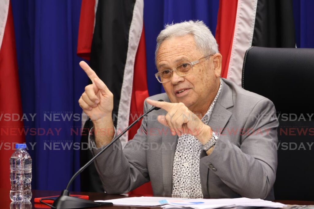 Finance Minister Colm Imbert. - File photo by Faith Ayoung