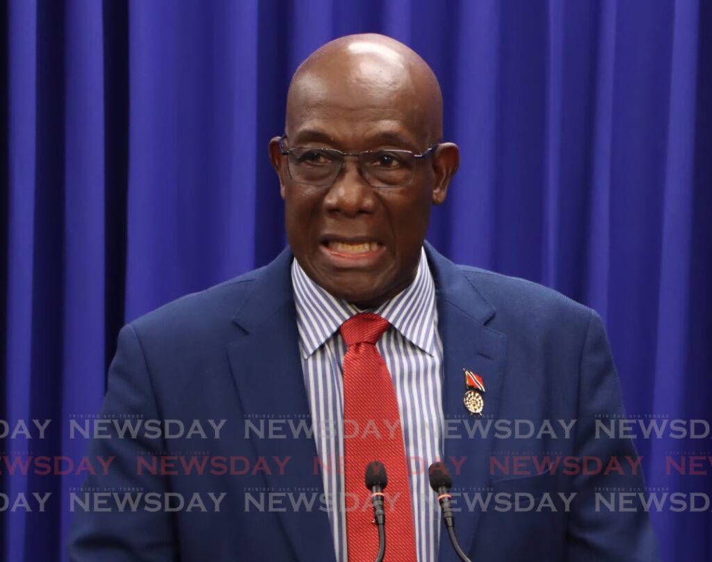 Prime Minister Dr Keith Rowley - 