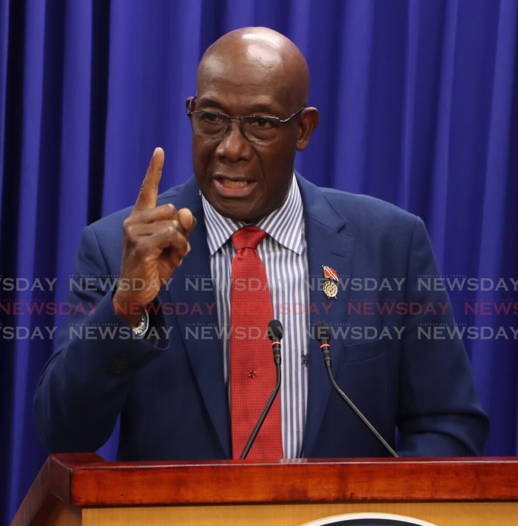 Prime Minister Dr Rowley - Photo by Angelo Marcelle