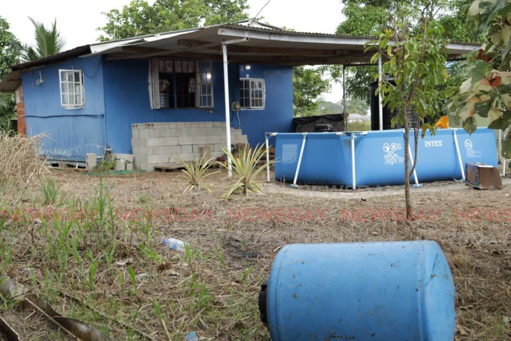 The home on Dalphus Avenue, Palmiste, Chaguanas, where Christine Chadee, 32, was attacked on December 27. - Photo by Grevic Alvarado