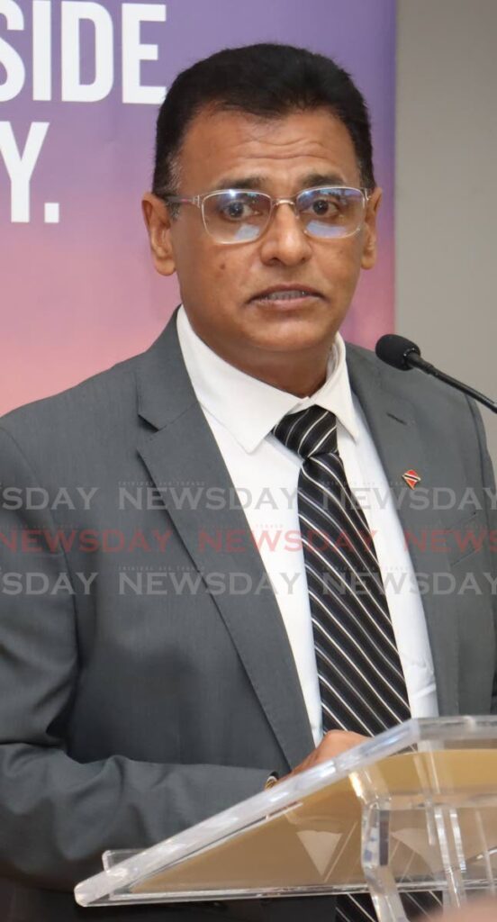 Works and Transport Minister Rohan Sinanan - File photo