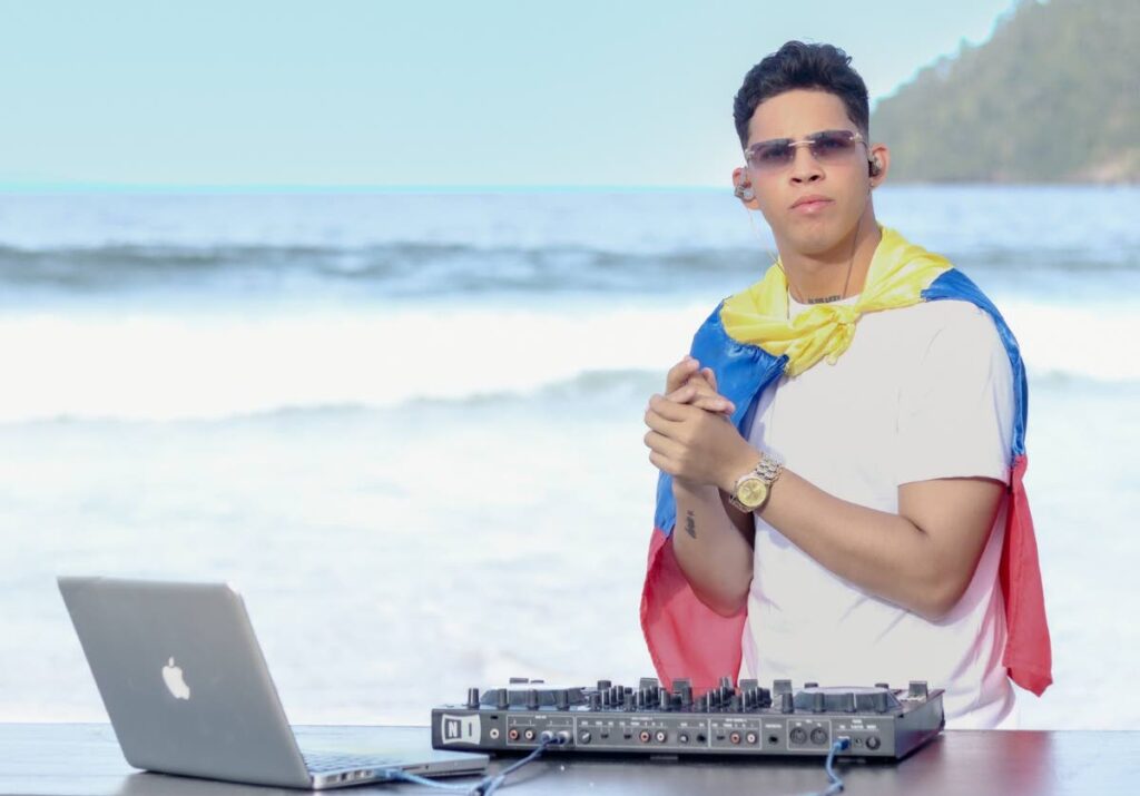 Venezuelan DJ Deiner Guzman recorded a music video for his YouTube channel on Maracas Beach to promote his talent and TT tourism. - 