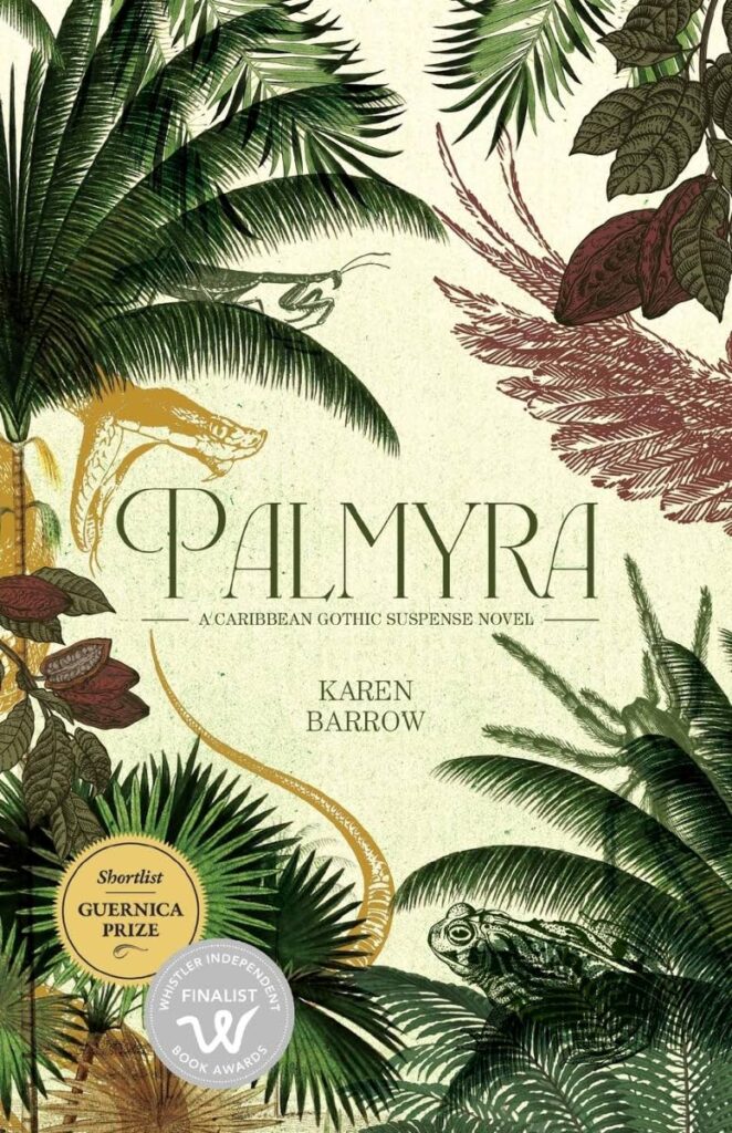 The cover of the Caribbean Gothic suspense novel Palmyra. - 