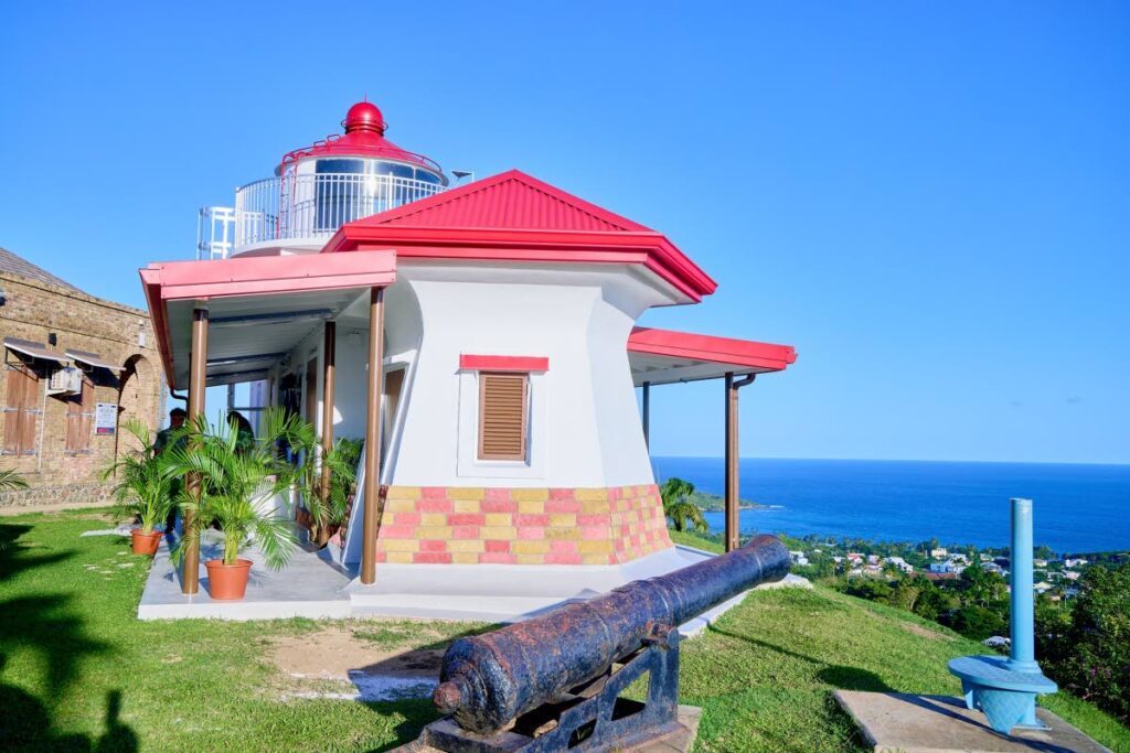 The refurbished Fort King George lighthouse in Scarborough, Tobago.  - Photo courtesy THA