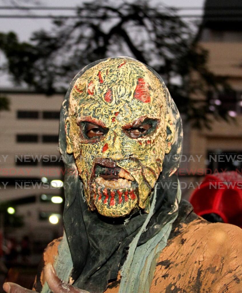 A Carnival character from J'ouvert in Port of Spain. - File photo