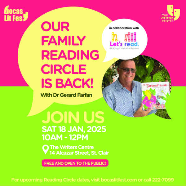 The Bocas Lit Fest in partnership with Let’s Read will host the first Family Reading Circle for 2025. - 