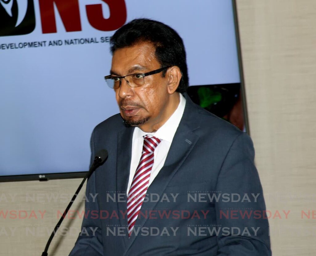 Agriculture Minister Kazim Hosein - 