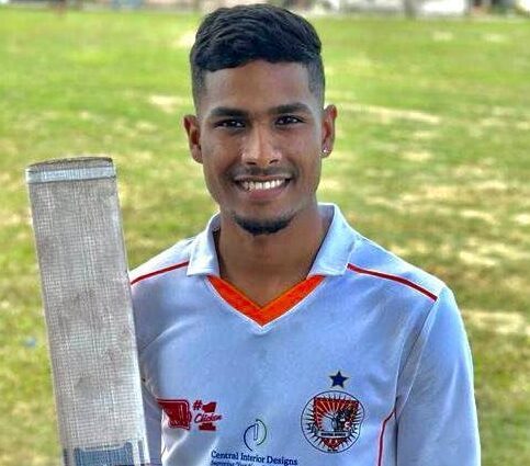 Central Sports batsman Kamil Pooran. - 