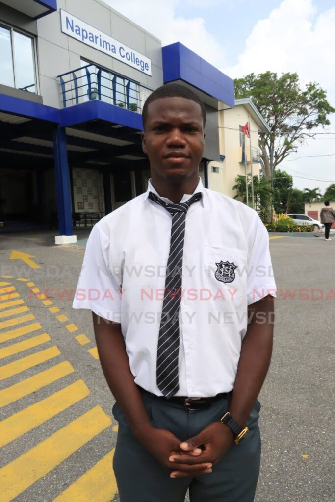 Mathew Cooper of Naparima College. - 