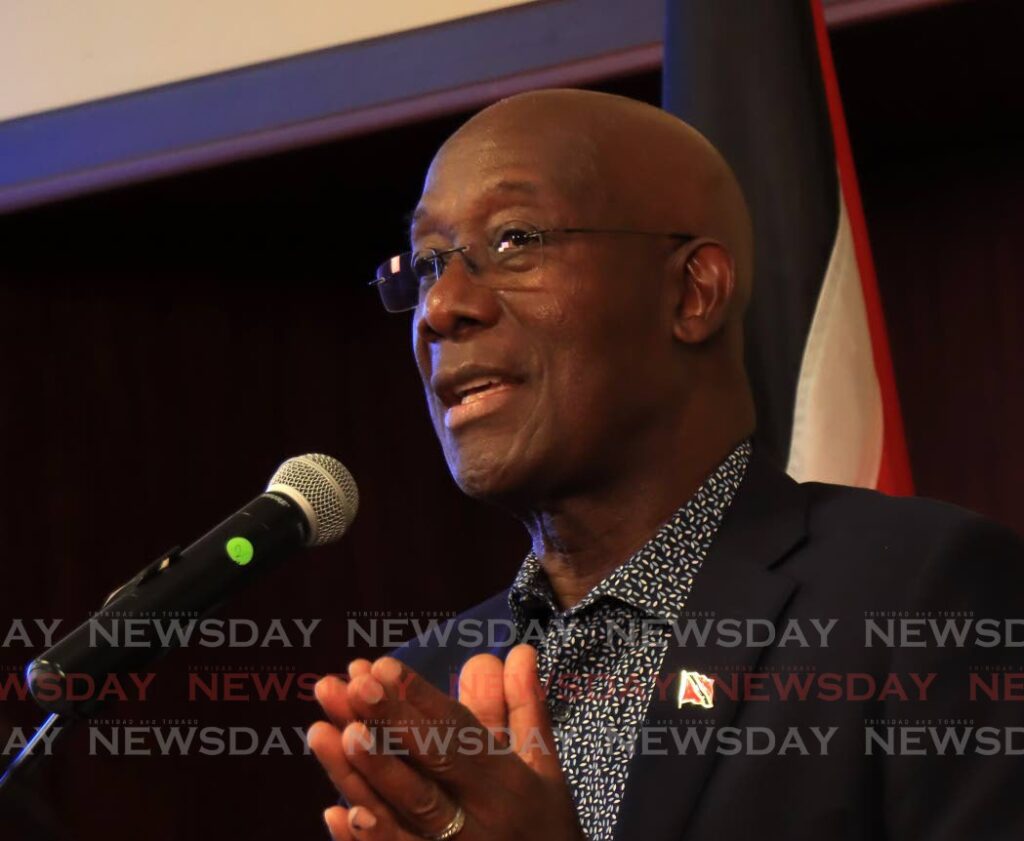 Dr Keith Rowley. - File photo