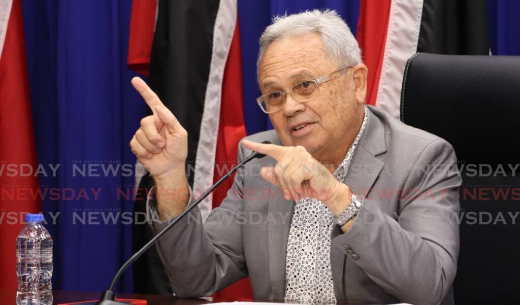 Finance Minister Colm Imbert.  - File photo by Faith Ayoung