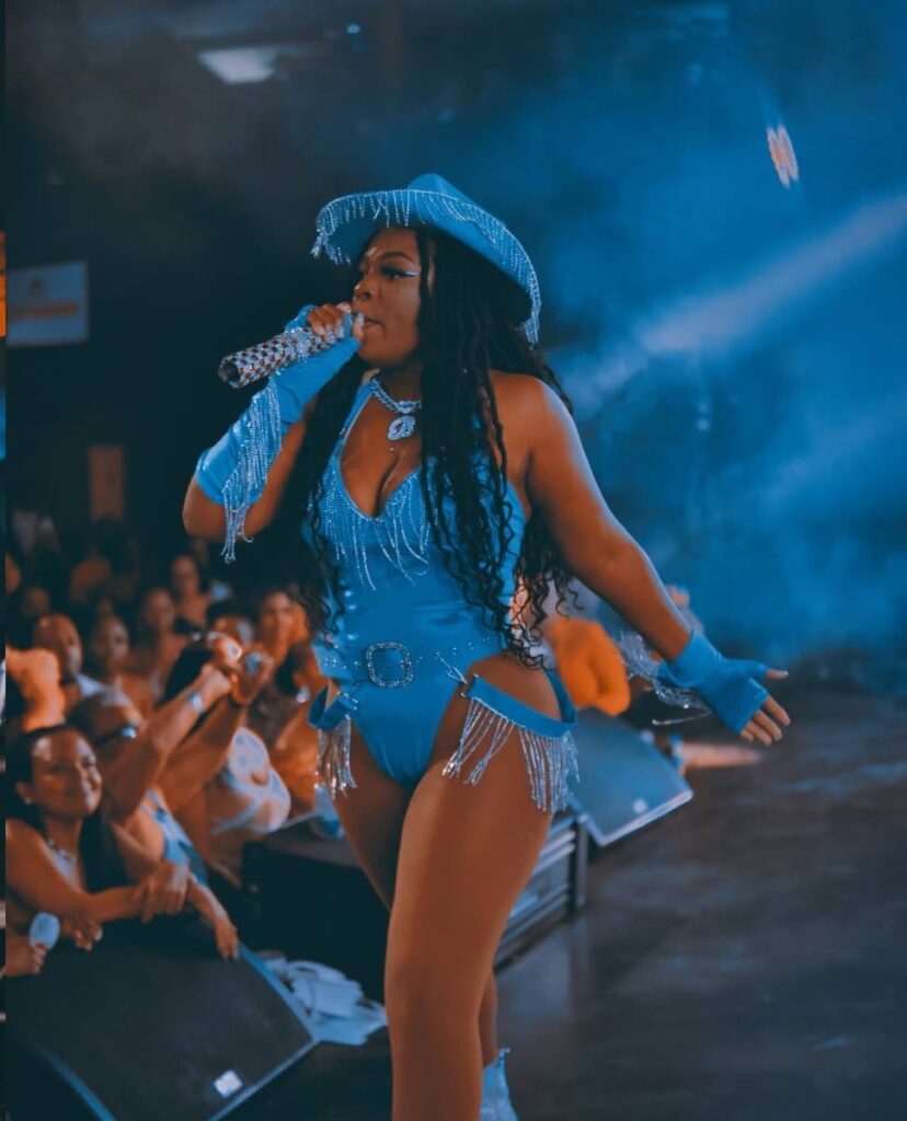 Anika Berry has performed at several fetes for the 2025 Carnival season so far like Xperience, MAS: The Experience, Soka In Moka and Berry Brunch. - Photo courtesy Isaiah Phillip