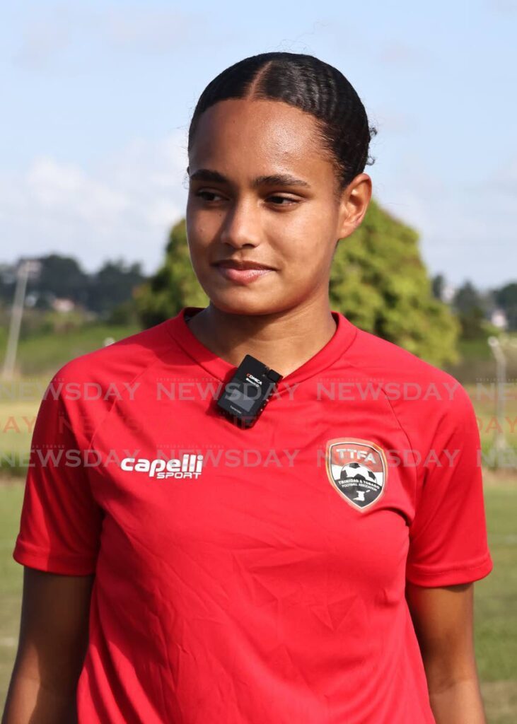 TT Under-20 women's footballer Calypso Ayoung. - Photo by Lincoln Holder