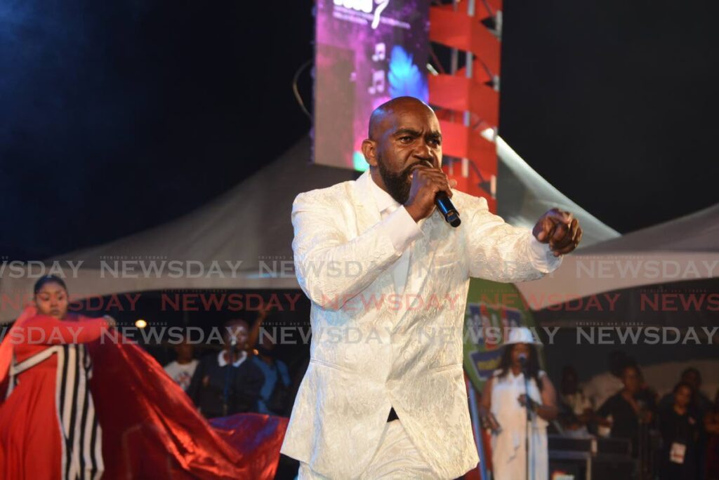 Anthony “Squeezy Rankin” La Fleur secured a spot in the Calypso Monarch finals on March 2.  - Photo by Innis Francis