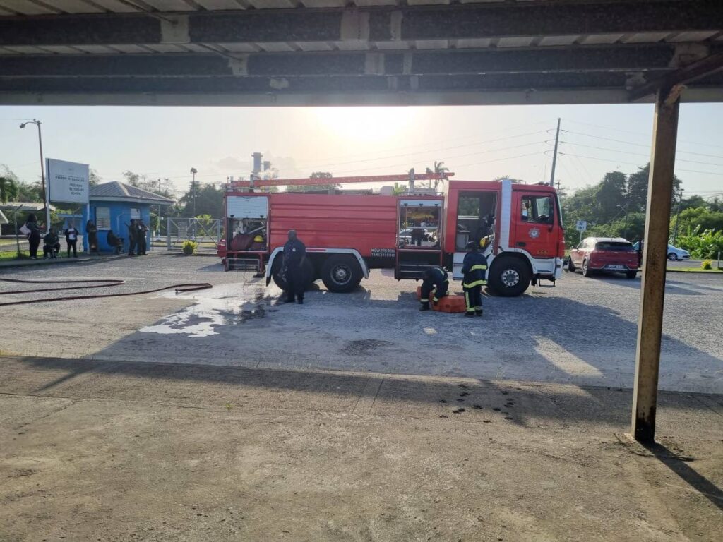 Students and staff from Vessigny Secondary School in La Brea were evacuated after a gas leak was discovered on the premises.