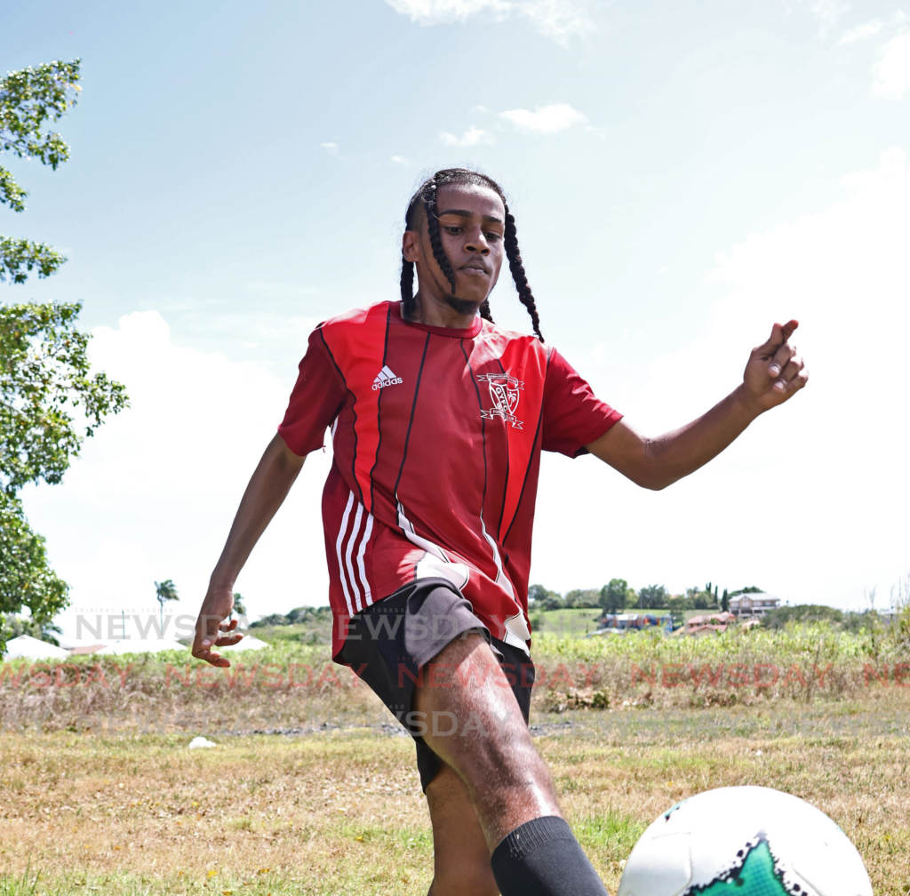 Twenty-year-old attacking midfielder Alonzo De Leon.  - Photos by Lincoln Holder