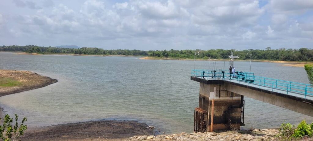 Water level at the Arena Reservoir in May 2024. - Photo courtesy WASA 