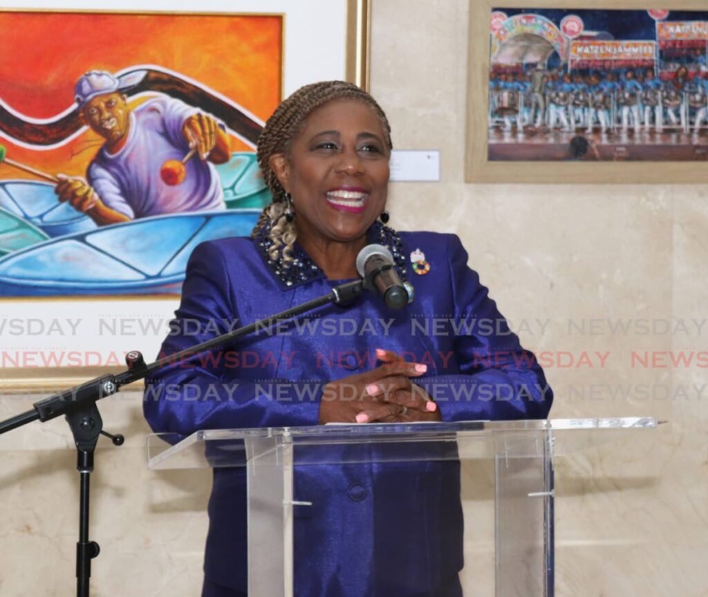 House of Representatives Speaker Bridgid Annisette-George, president of Women Parliamentarians of TT 