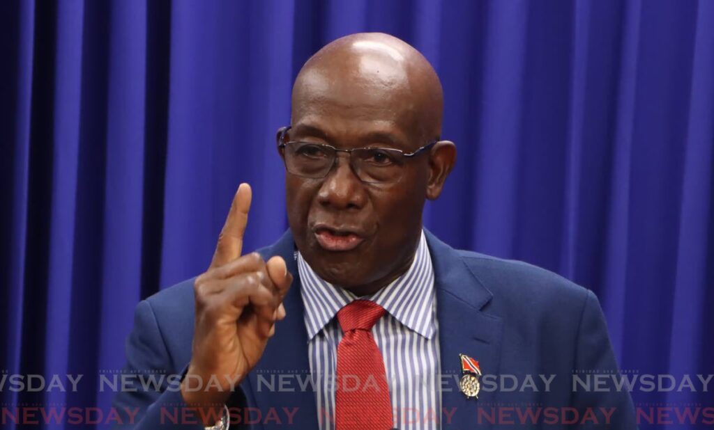 Dr Keith Rowley. - File photo by Angelo Marcelle