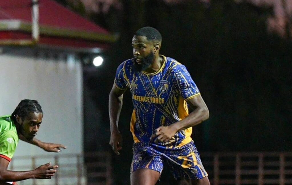 Defence Force central defender Jelani Peters. Photo courtesy via TTPFL - 