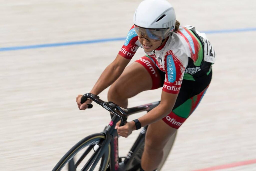 Trinidad and Tobago cyclist Makaira Wallace. - File photo