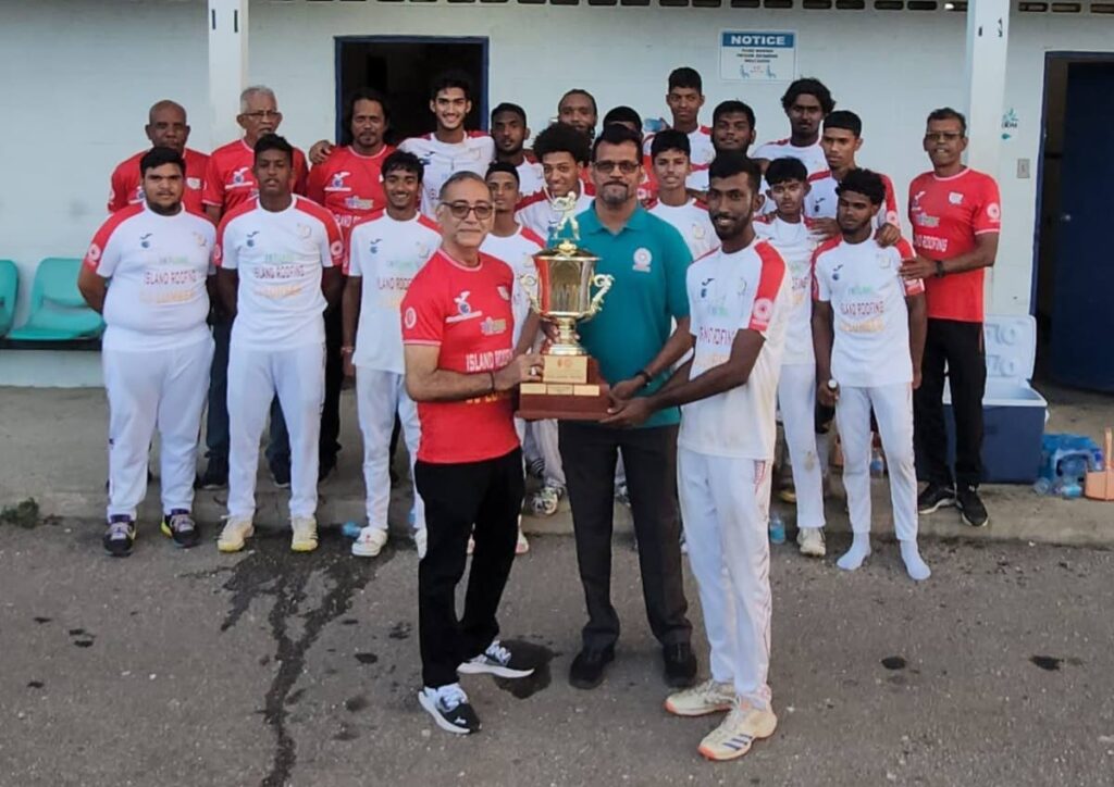 Presentation College Chaguanas were presented with the 2025 Powergen SSCL premiership trophy after the final round on March 11, at CIC Grounds, St Clair. - 