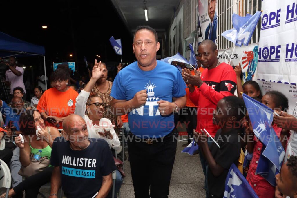 Gary Griffith, National Transformation Alliance, at a meeting at the party's headquarters, Eastern Main Road, Mt Lambert, on March 13. Griffith said he was not surprised by the announcement of an election date a day after the new Prime Minister and Cabinet was sworn in.  - File photo by Angelo Marcelle