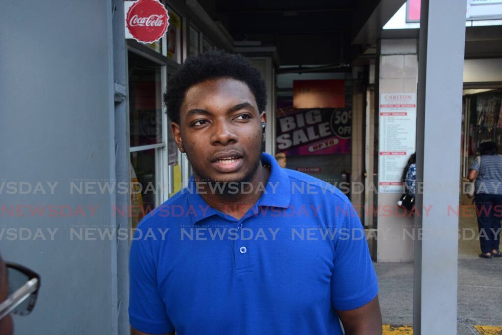 Malik Narcis, 20, of Marabella. - Photo by Innis Francis