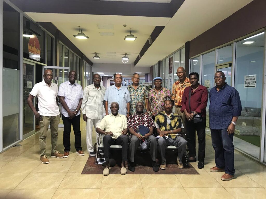 From left, standing, Errol Nero, Hubert Kirk, Barnet Mayers, Jeewan Ramlal, Hemradge Gokool, Winston Beckles, Harold Wiltshire, Kelshall Louison and Theodore Smith. From left, sitting, Errol Anthony, Julien Williams and Lawrence Marcelle. - 