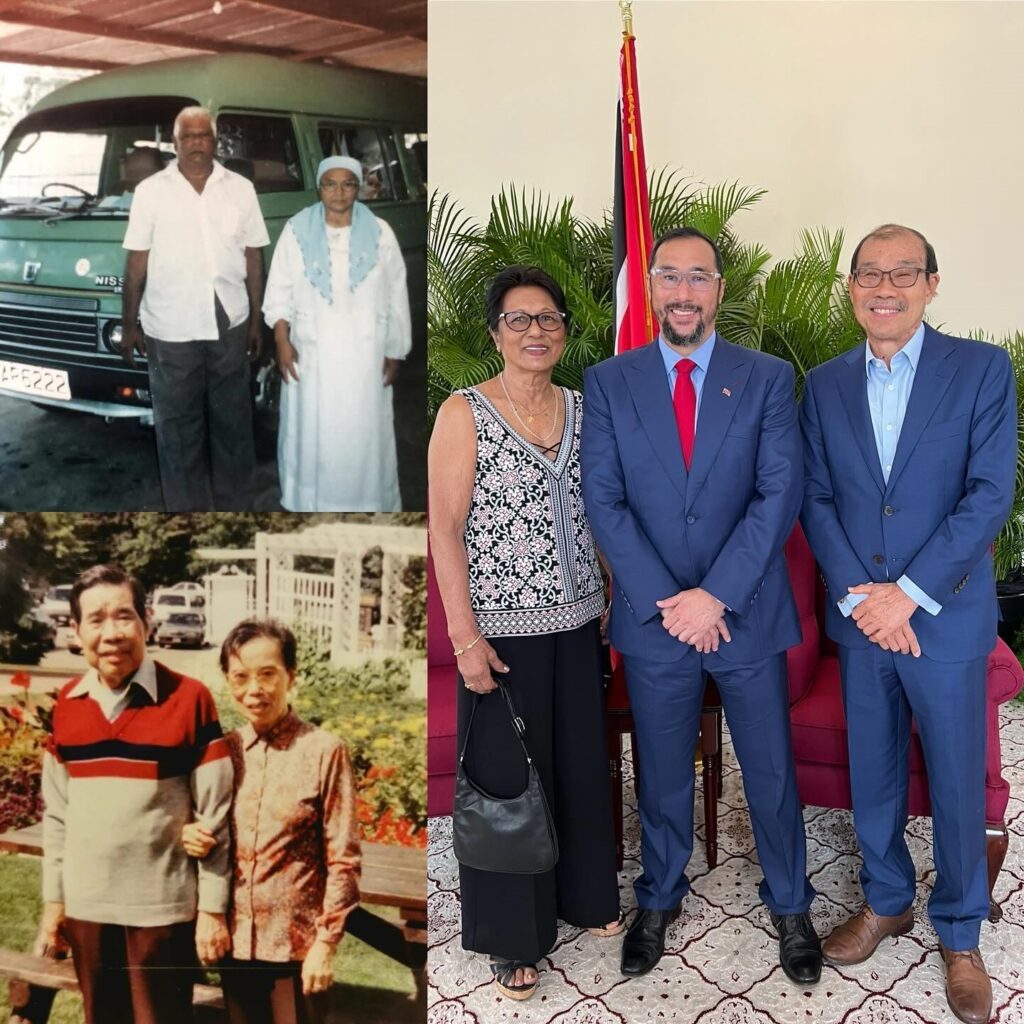 Stuart Young shared this composite photo of his paternal and maternal grandparents and his parents on the occasion of his 50th birthday on February 9. - 